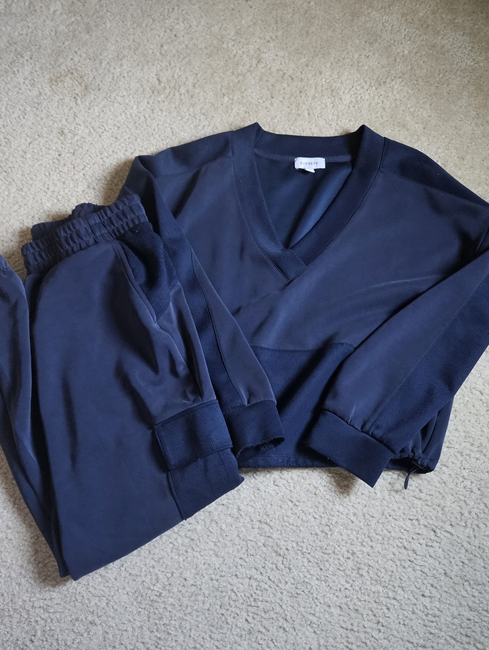 Evereve Navy Sweat Set